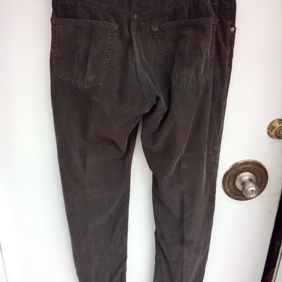 Adriano Goldschmeid Jeans Mens 34x30 Brown Corduroy Protege Straight Leg - Picture 6 of 6